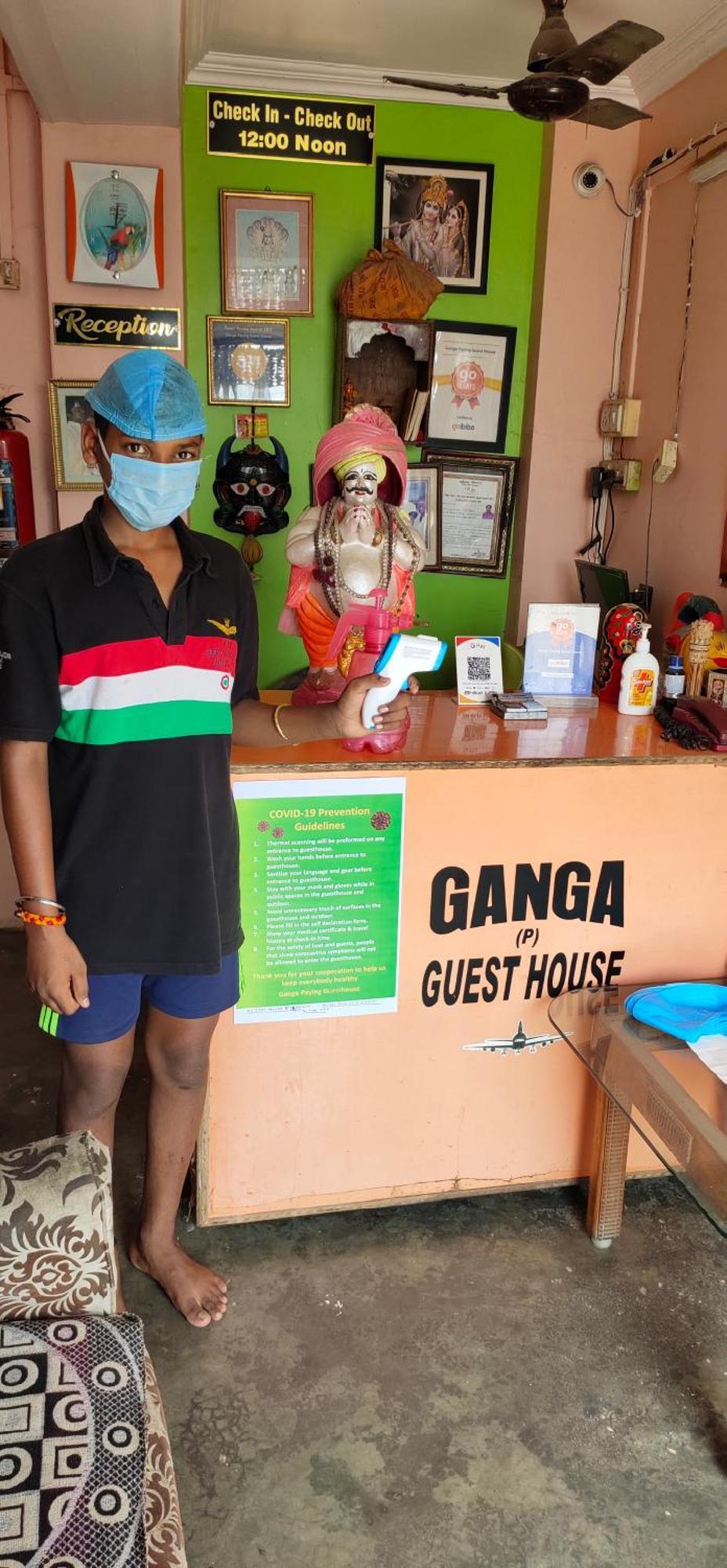 ורנאסי Ganga Paying Guest House חדר תמונה